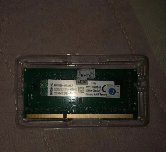 Memória Ram Notebook Kingston DDR3 8gb