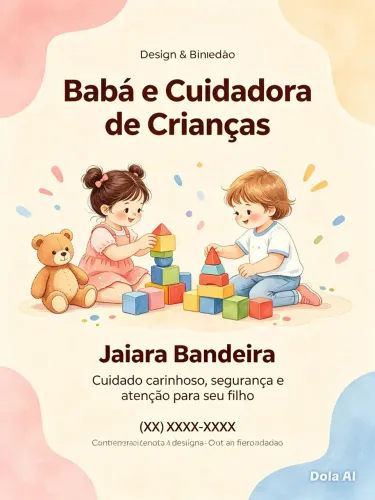 Cuidadora de criança em minha residência