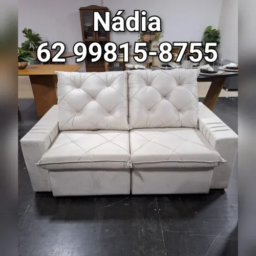 SOFÁ RETRÁTIL E RECLINÁVEL MEDE 1.80