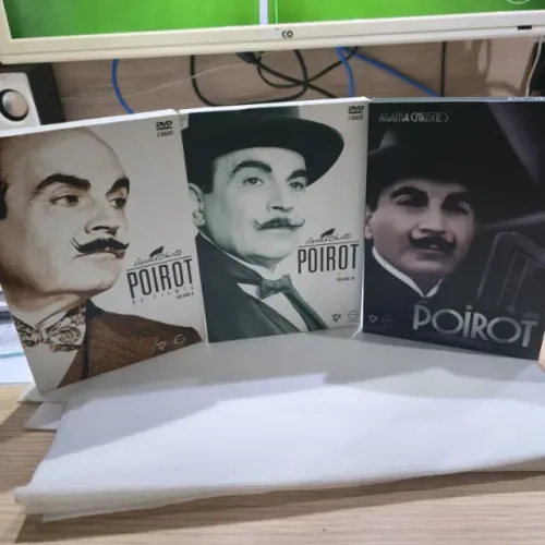 DVDs raríssimos - Poirot - Agatha Cristhie - coleção completa