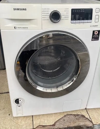 Lava e Seca Samsung EcoBubble Digital Inverter Inox (Lava 10,1kg / Seca 6kg)