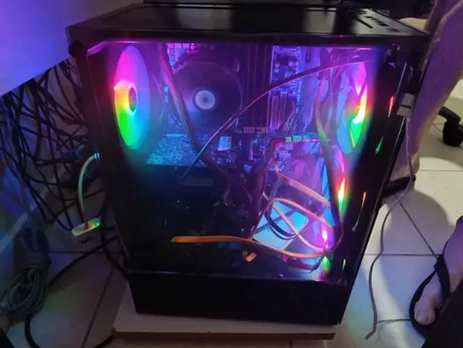 PC Gamer Top- Trabalho - Melhor custo/benefício - I5 - 12GB RAM - RX 570 4GB - 1TB + 512GB
