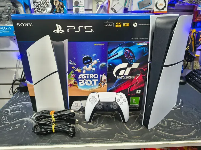 Vendo Ps5 Slim Digital 825gb Seminovo leia a descrição