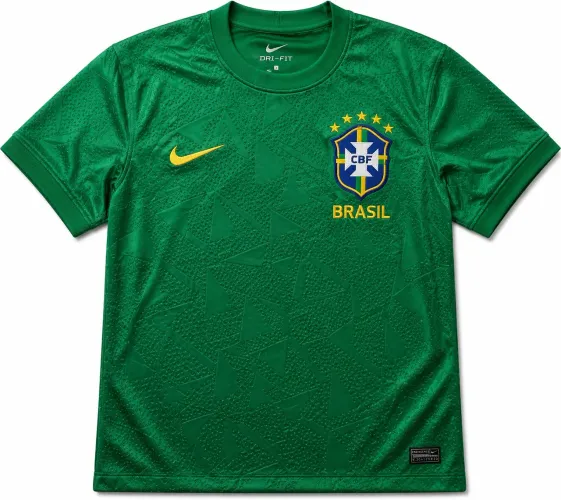 Camisa do Brasil Verde Tecido 3D