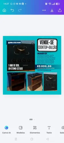 Cooktop + Balcão