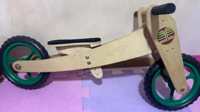 Bicicleta de equilíbrio Wood Bike - Semi Nova