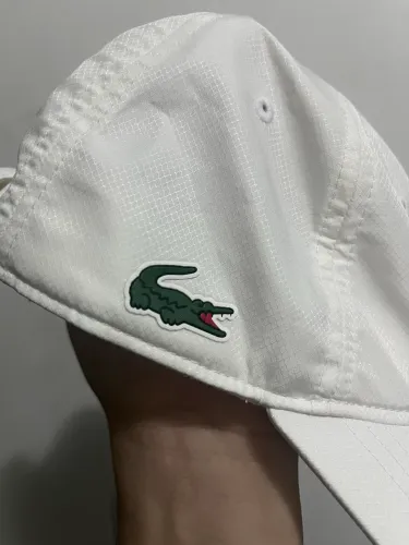 Boné Branco Lacoste Sport Original