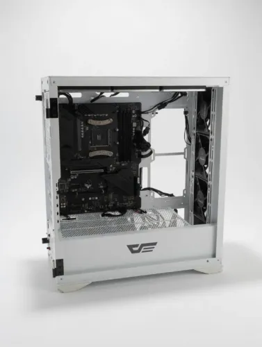 Gabinete Gamer Aigo DarkFlash DLX 21 Mesh Branco Lateral Vidro