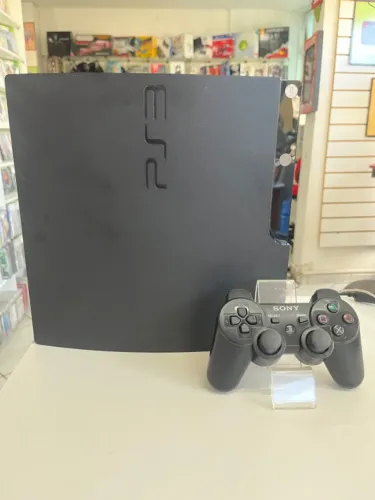 CONSOLE PLAYSTATION 3 SLIM 160GB + 1 JOGO DE BRINDE SEMINOVO - PS3