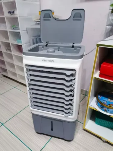 Climatizador Ar Ventisol Portátil Turbo Evaporativo 16 Litros 5 em 1 Umidificador CLIN16PR