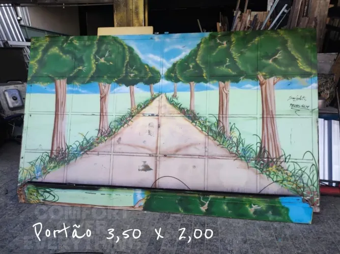 Portão (só folha) 3,50 x 2,00