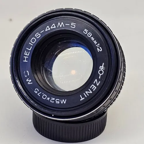 Lente Helios 44M-5 MC 58mm f/2 M42 Zenit Vintage