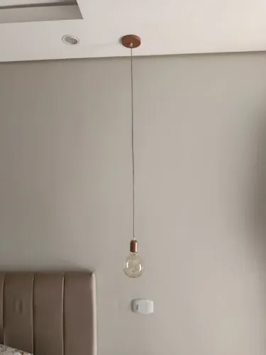 Par de luminárias + lâmpadas globo âmbar