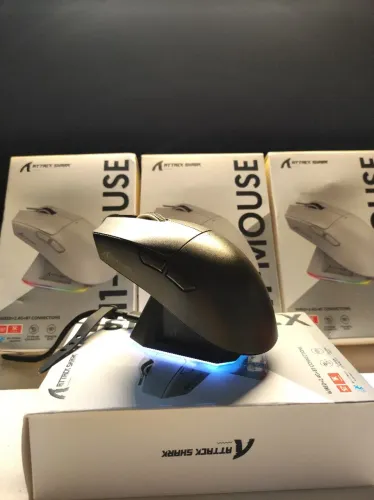Mouse gamer attack shark X11 Black NOVO