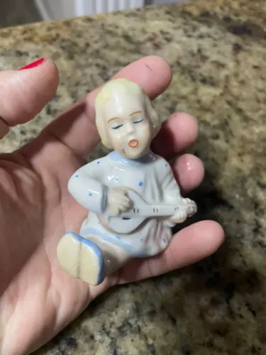 Bibelô anjo porcelana vintage