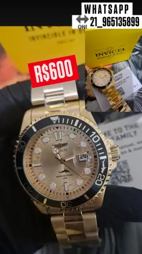 Relógio INVICTA Oficial Comprado Nos EUA  - Nunca Usado!