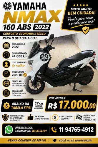 Moto de mulher muito conservada