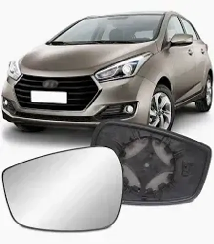 Lente Espelho Retrovisor HB20 2012 até 2019 LADO ESQUERDO