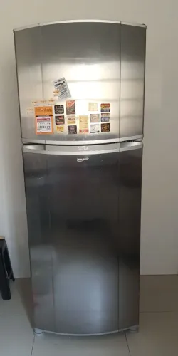 Geladeira Consul frost free Inox 437 litros (não está gelando 100%)  R$800