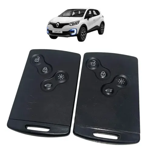 Par Carcaça Chave Cartão Renault Captur 2.0 2018