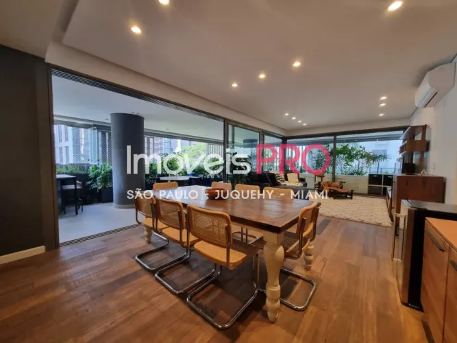 Vila Nova Conceição - Mobiliado - 248 m2 - 3 suítes - Varanda Gourmet - 4 vagas