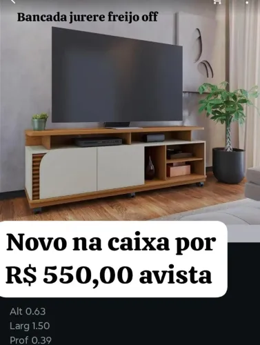 Bancada jurere freijo Novo na Caixa 