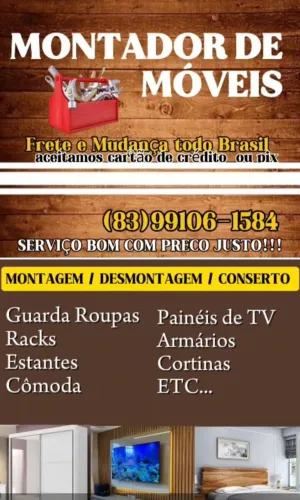 Montador de móveis em geral