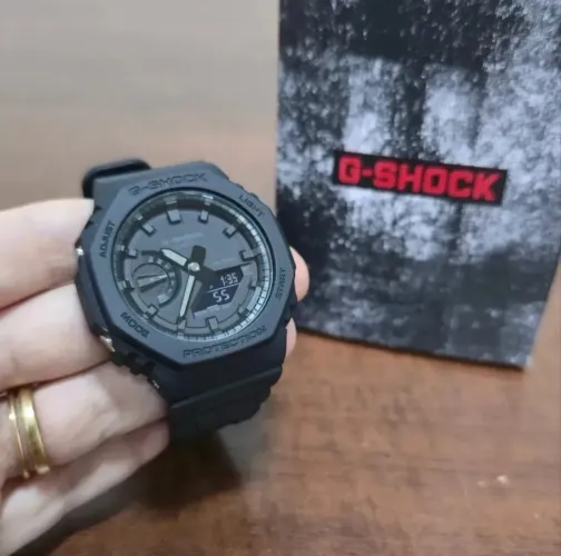 Relógio G-shock carbon g2100 preto