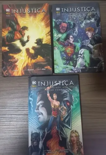DC Injustiça 1, 2 e 3 R$90 cada um R$250 todos