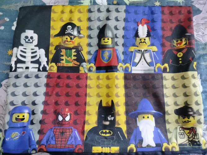 Capa de almofada Lego