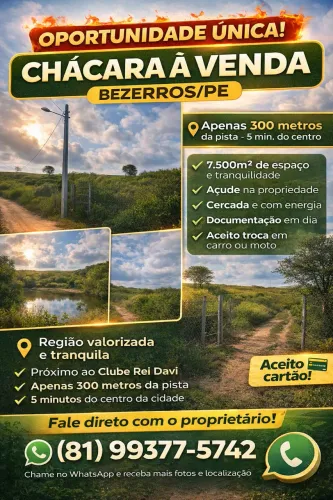 Chácara em Bezerros 