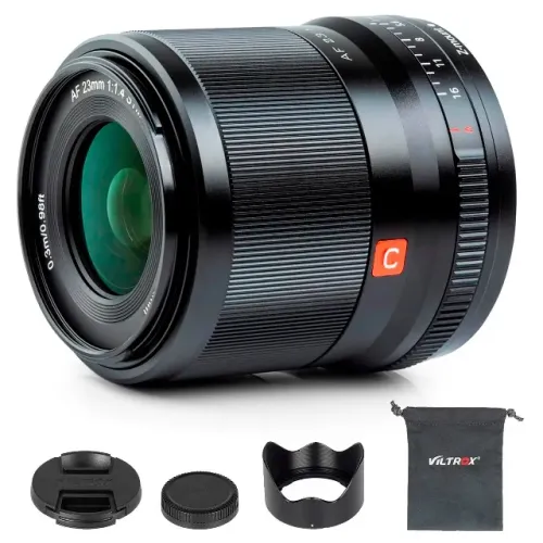Câmera ZVE-10 I + Lente Viltrox 23mm + Bateria (Batmax) + Cartão de Memória Lexar