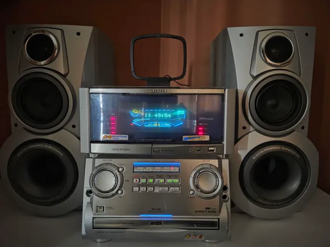 Micro System Rádio Aiwa N6 raro de colecionador