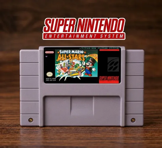 Jogo super Mario ALL star super Nintendo snes repro.