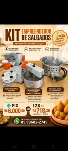 Maquina de salgados