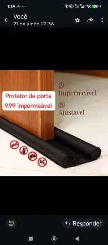 Protetor de porta impermeável 