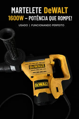 Martelete DeWALT 1600W usado