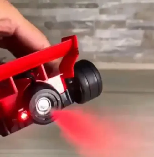 CARRINHO FÓRMULA 1, CONTROLE REMOTO, COM LED E EFEITO FUMAÇA 