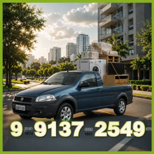 Frete mudanças Frete para lojas, residências e escritórios. Pickup disponível para serviço