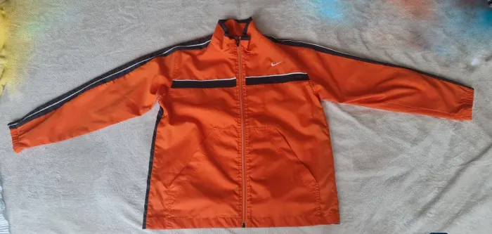 Jaqueta Nike Vintage Corta-Vento Laranja Tam. 12 Nunca Usada