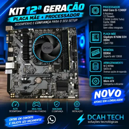 Kit 12a geração Placa mãe + Processador i5