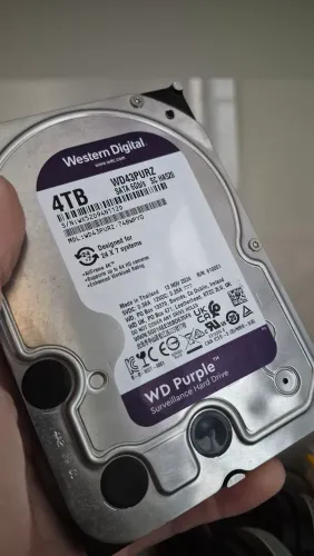 HD 4TB WD Purple saúde 100%
