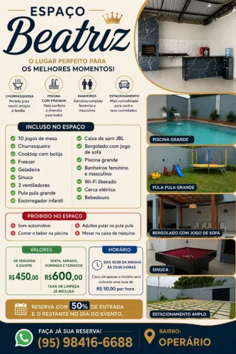 Espaço para eventos  