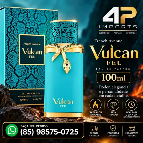 Vulcan Feu 100ml original Lacrado