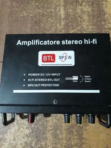 Amplificador estéreo hi-fi