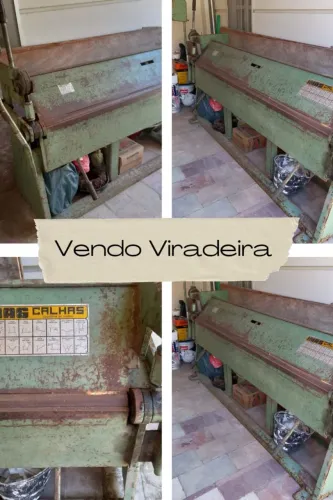 Vendo viradeira de chapa