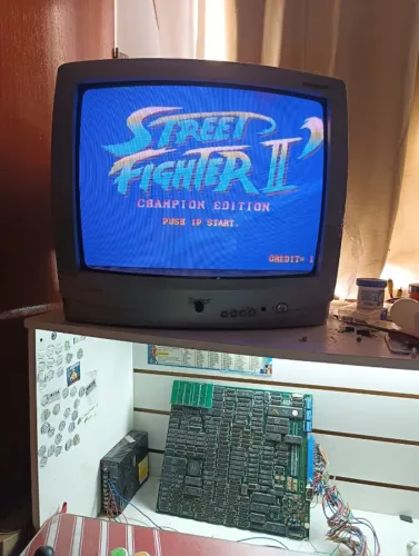 placa fliperama Street fighter 2 champion edition