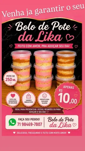 Bolo de pote