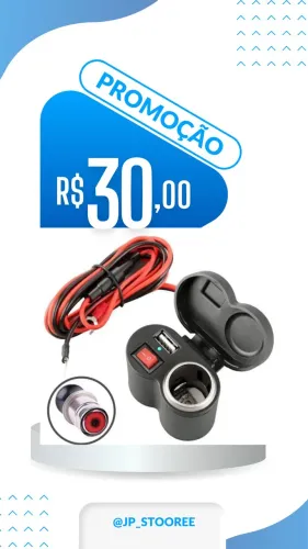 Carregador celular moto