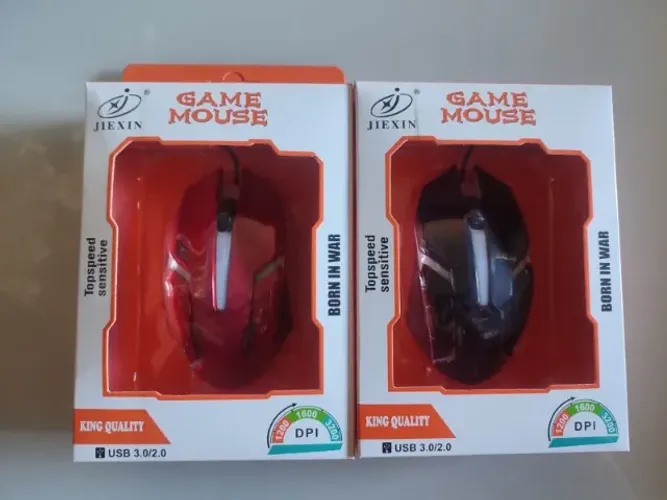 Mouse Gamer Com Fio 1600 DPI USB